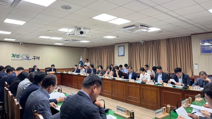 구례군, 김순호 군수 주재 전 사업장 안전점검 회의 개최 기사 이미지