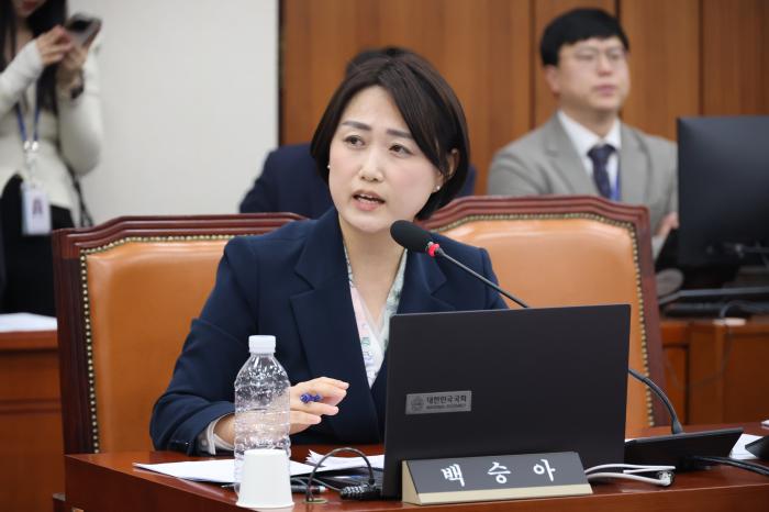백승아 의원, 교육시설 안전인증 취득률 저조 기사 이미지