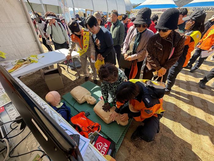 구례소방서, 산수유꽃축제 119안전체험장 운영 기사 이미지